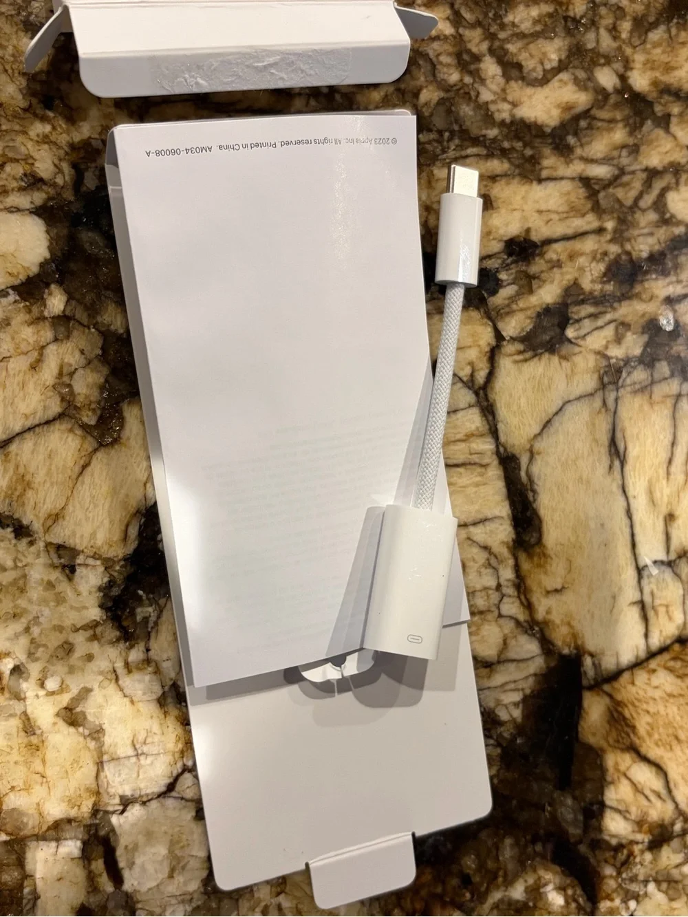 Apple USB-C to Lightning adapter